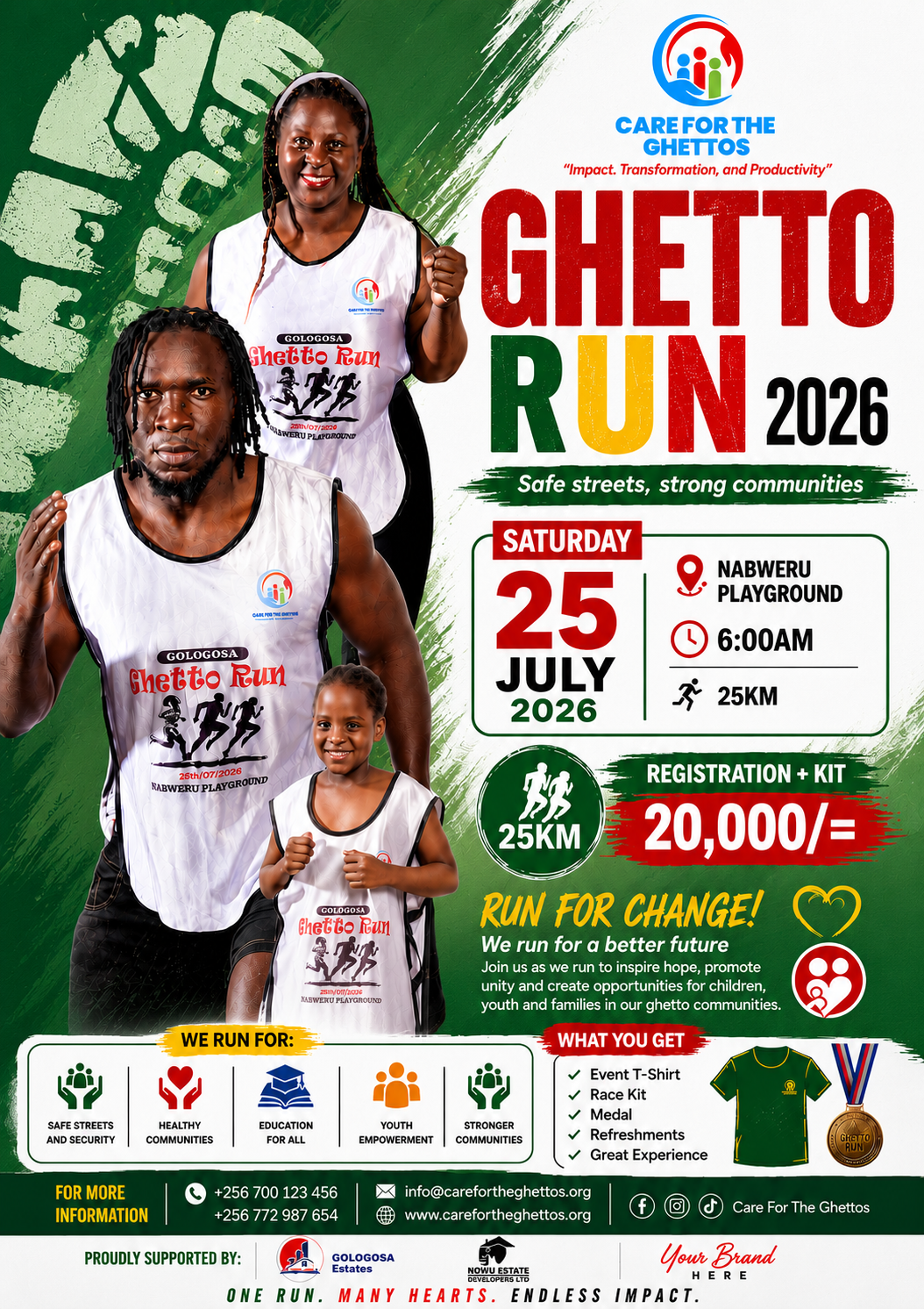 CARE FOR THE GHETTOS GHETTO RUN